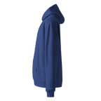 OT Heritage Winter Hoodie, Seitenansicht simpler blauen Winter Hoodie