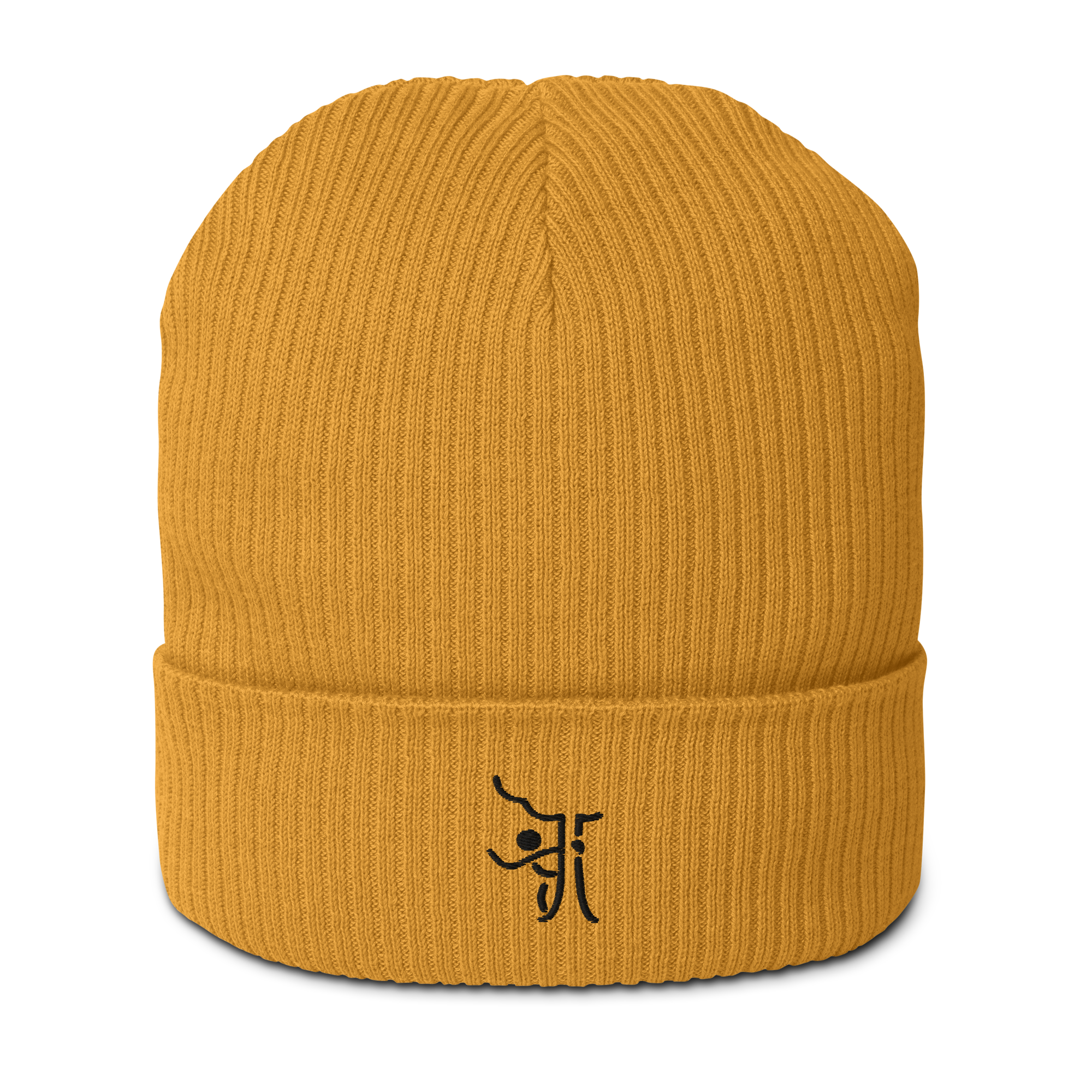 OT Essential Autumn Beanie, Vorderansicht Gelber Beanie