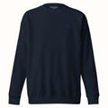 OT Essential Autumn Pullover, Vorderansicht simpler navy blauer Pullover