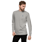 OT Essential Autumn Pullover, Vorderansicht männliches Model trägt simplen Grauer Pullover