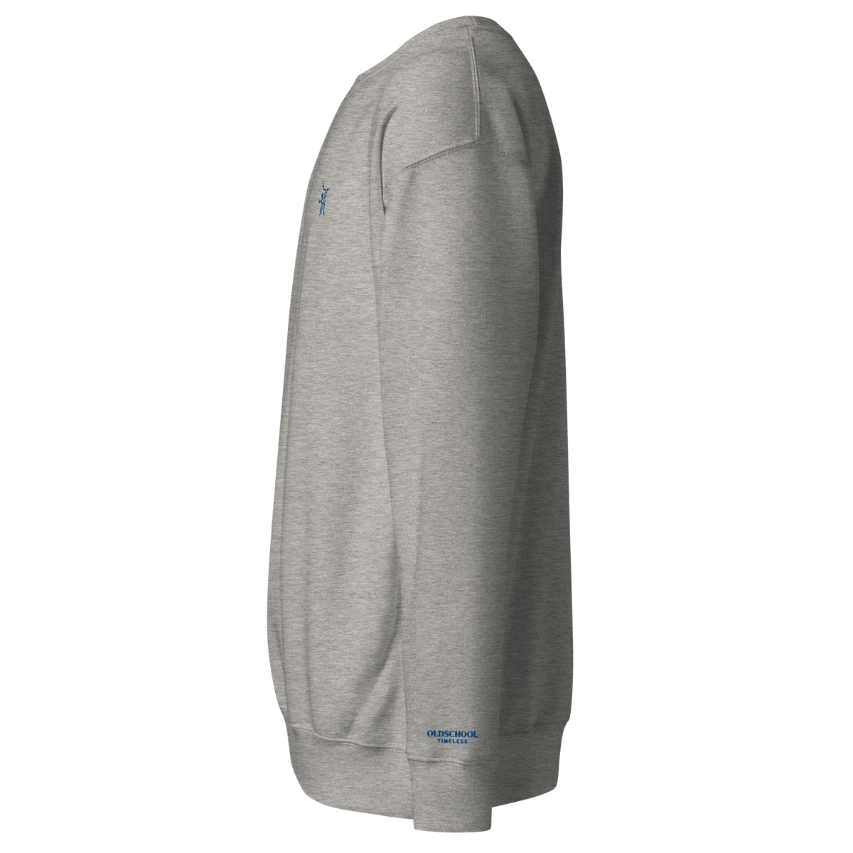 OT Essential Autumn Pullover, Seitenansicht simpler Grauer Pullover