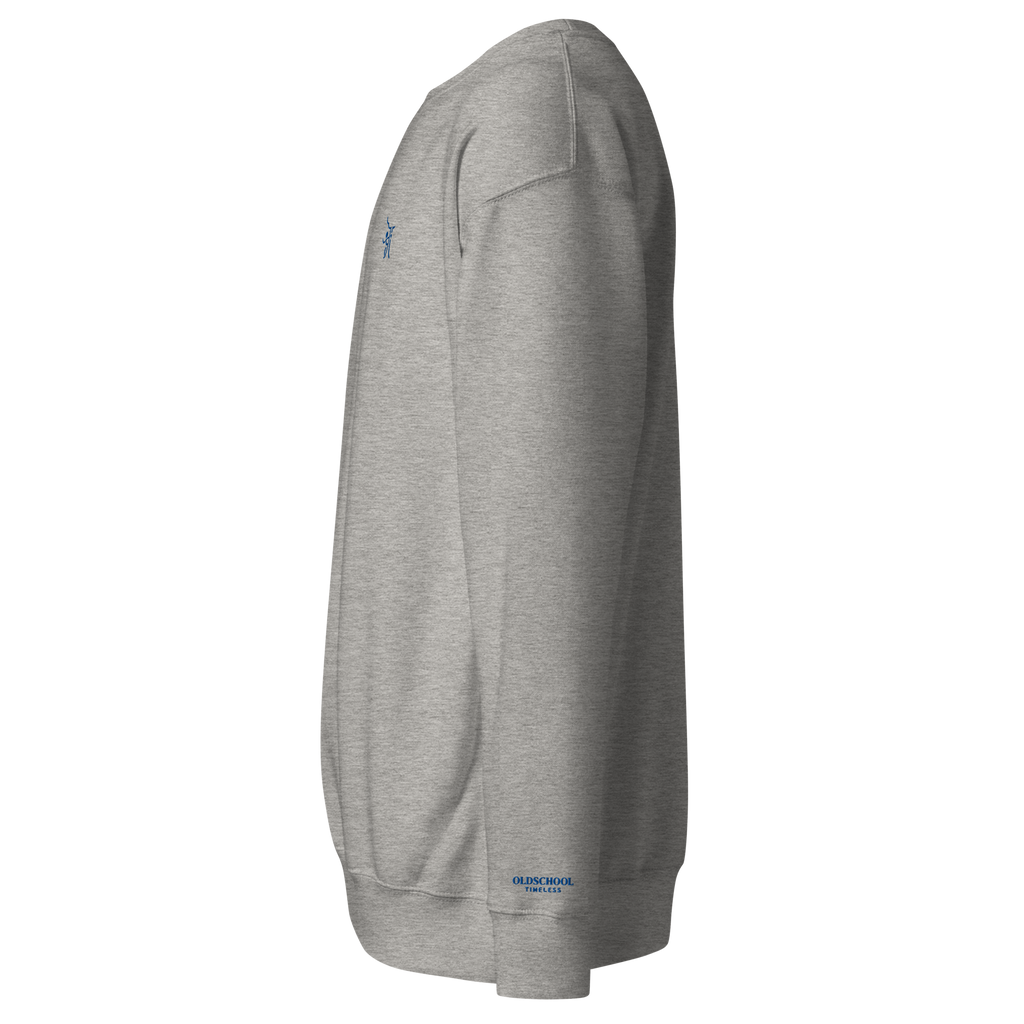 OT Essential Autumn Pullover, Seitenansicht simpler Grauer Pullover
