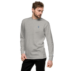 OT Essential Autumn Pullover, Vorderansicht männliches Model trägt simplen Grauer Pullover