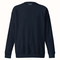 OT Essential Autumn Pullover, Vorderansicht simpler navy blauer Pullover