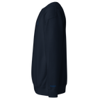 OT Essential Autumn Pullover, Seitenansicht simpler navy blauer Pullover