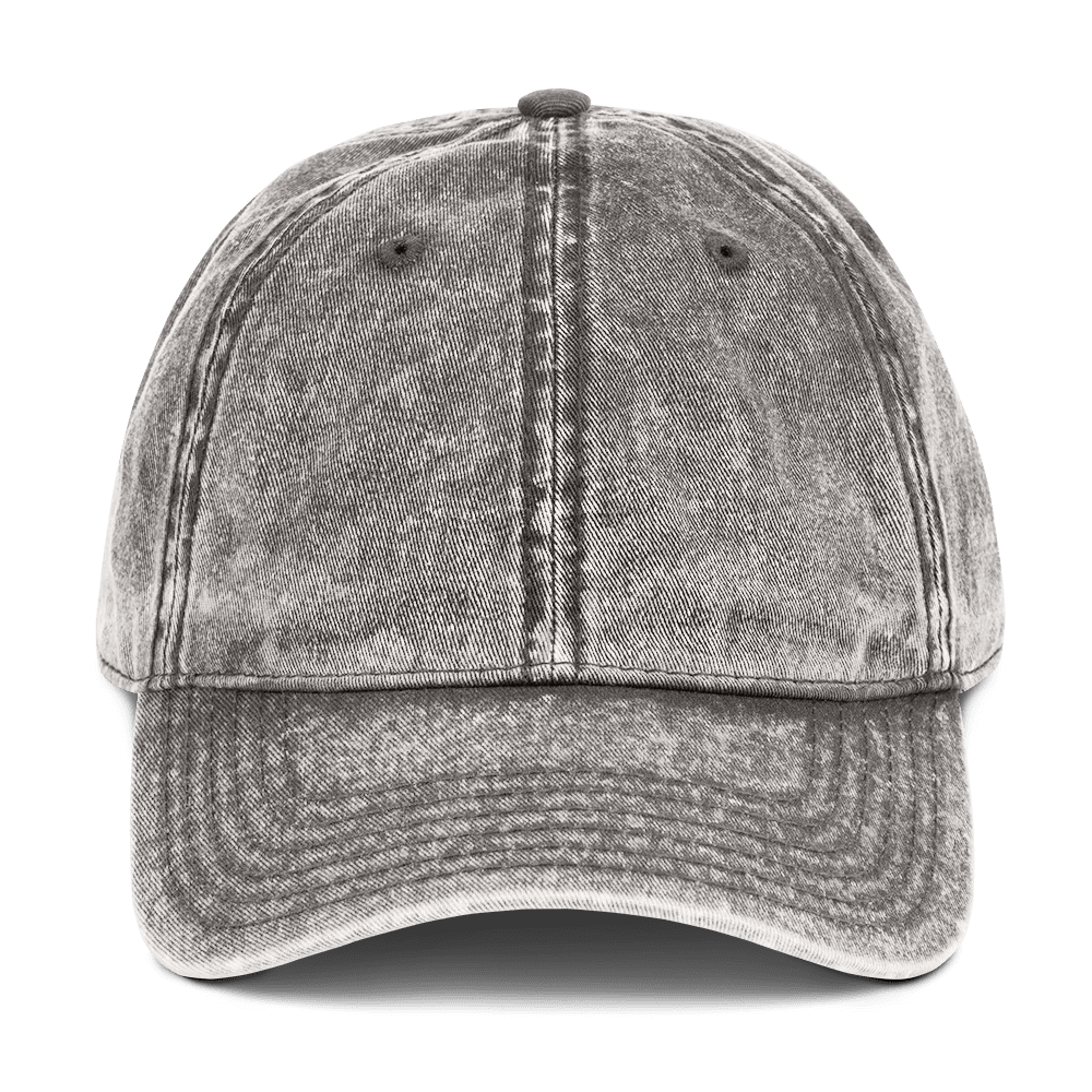 Washed Vintage Cap in Cotton Corduroy - EMBROIDERY - Oldschool Timeless